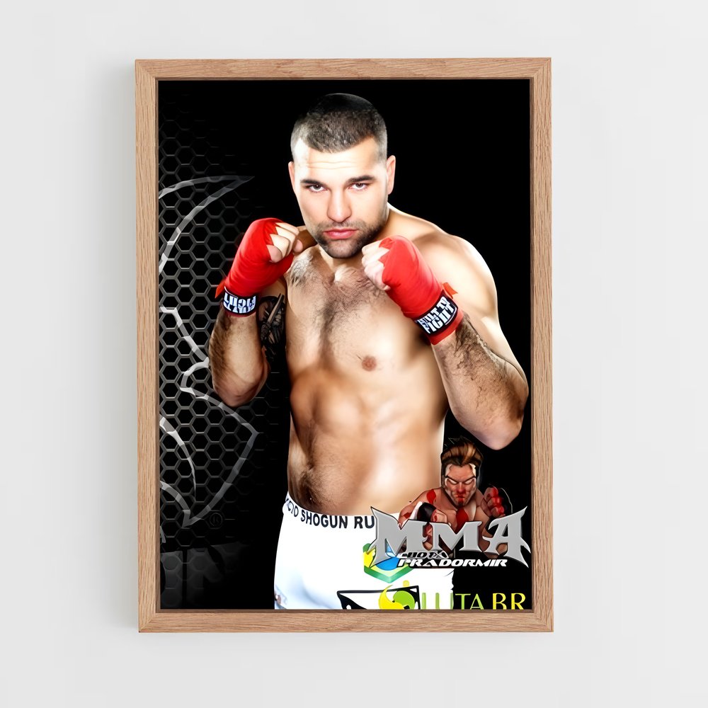 Poster Champion de Combat – affiche MMA (vue 4)